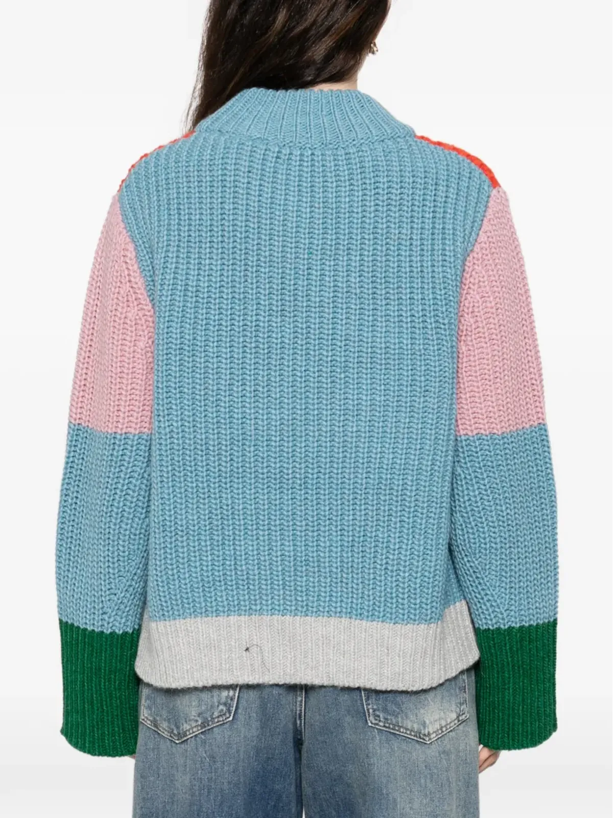 Essentiel Antwerp カラーブロックセーター - 画像4