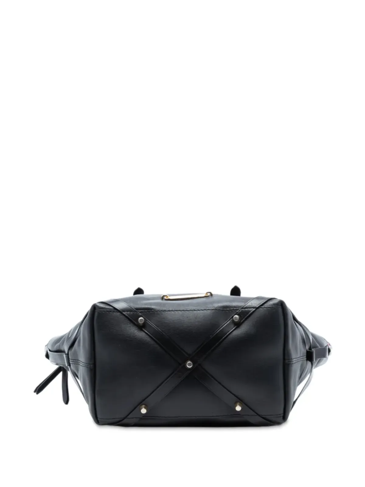 Burberry Pre-Owned ハウスチェック柄トリム レザー サリスベリートートバッグ - 画像4