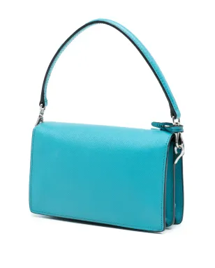 Prada Pre-Owned サフィアーノ・ラックス・サウンドロック・サッチェル ブルー - サムネイル3