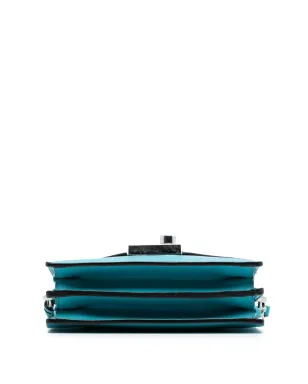 Prada Pre-Owned サフィアーノ・ラックス・サウンドロック・サッチェル ブルー - サムネイル4