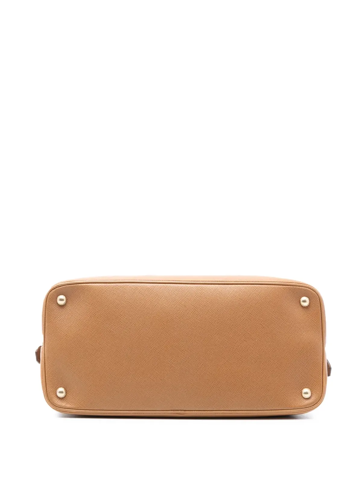 Prada Pre-Owned サフィアーノ・キュイール トリプルジップ ドーム型トップハンドバッグ - ブラウン - 画像4