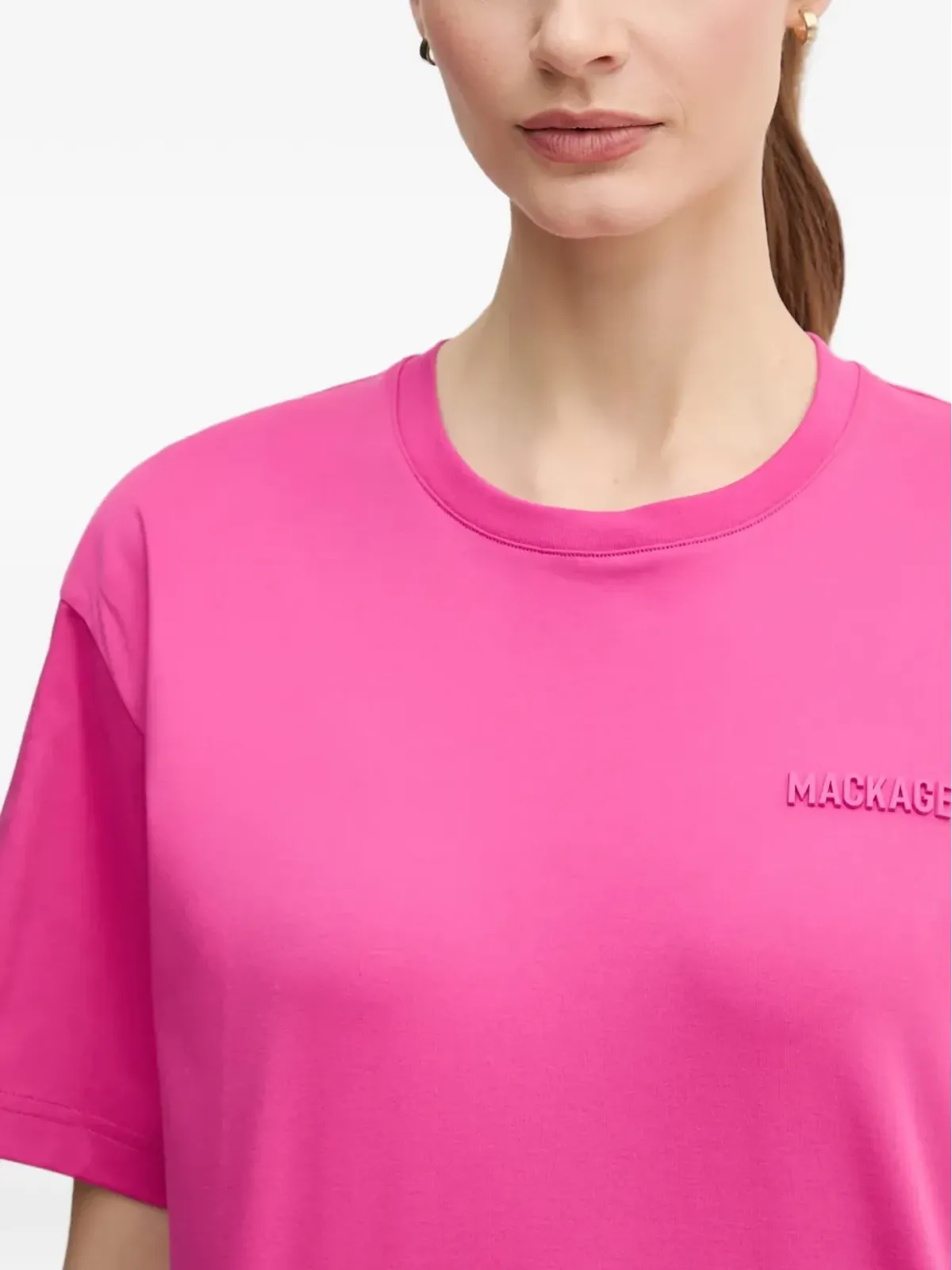 Mackage Tee-W 半袖クルーネックTシャツ - ピンク - 画像4