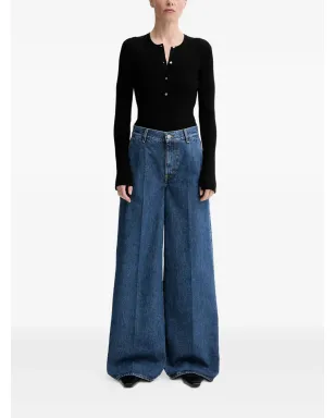 Filippa K ヘンリーネック リブ編みセーター - ブラック - サムネイル2