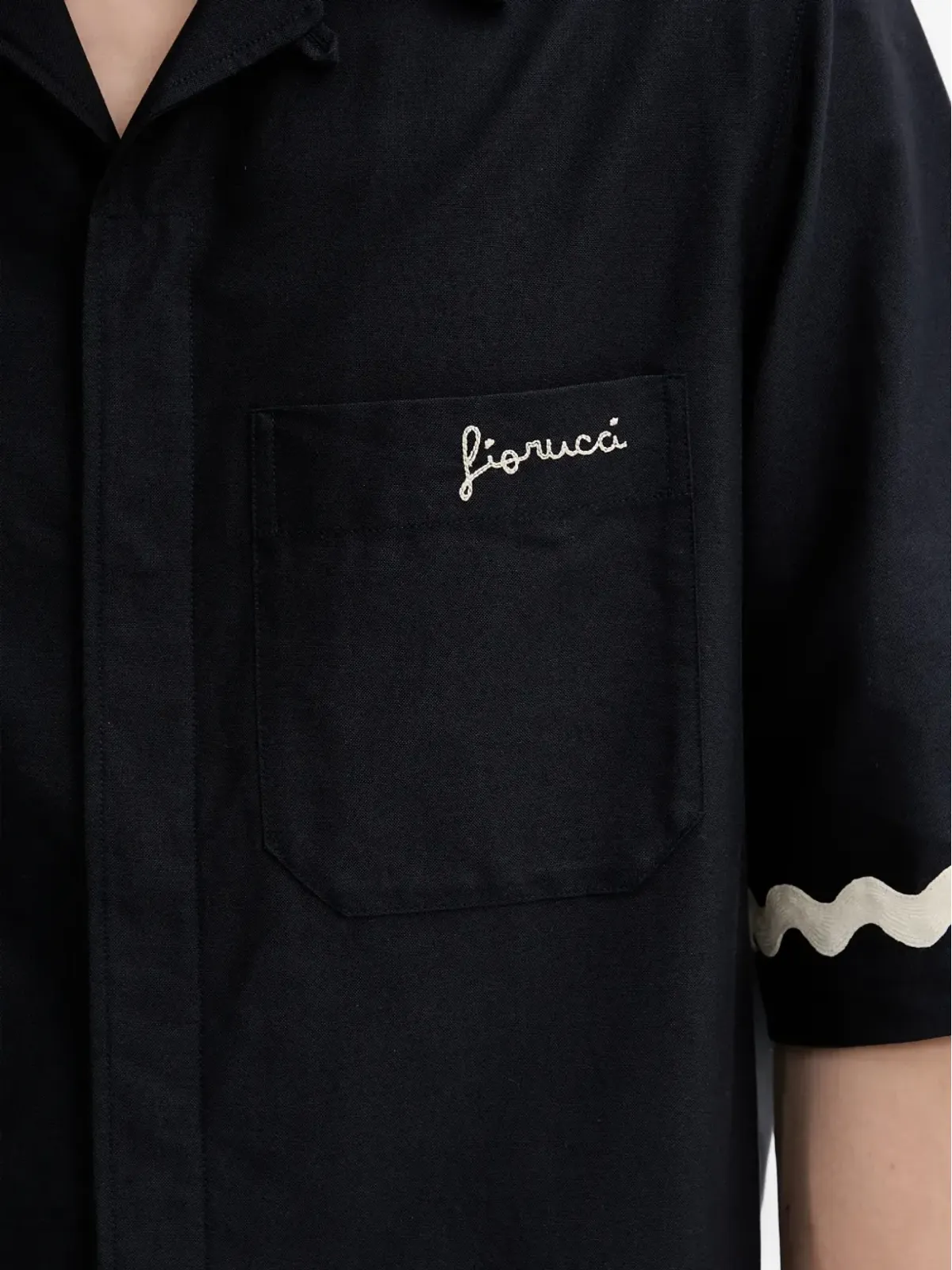 Fiorucci 刺繍シャツ - ブルー - 画像5