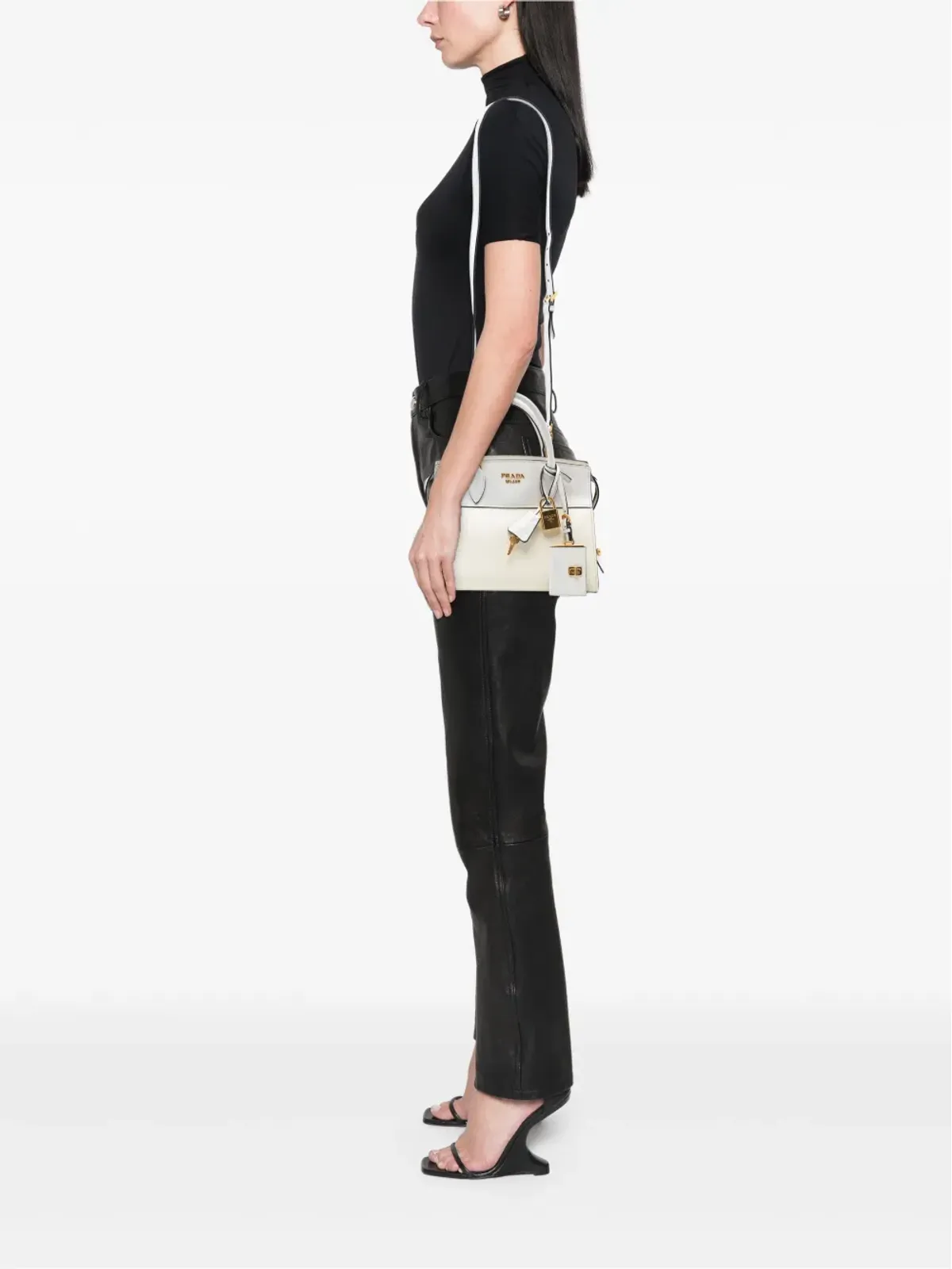 Prada Pre-Owned Esplanade サッチェル - 画像2
