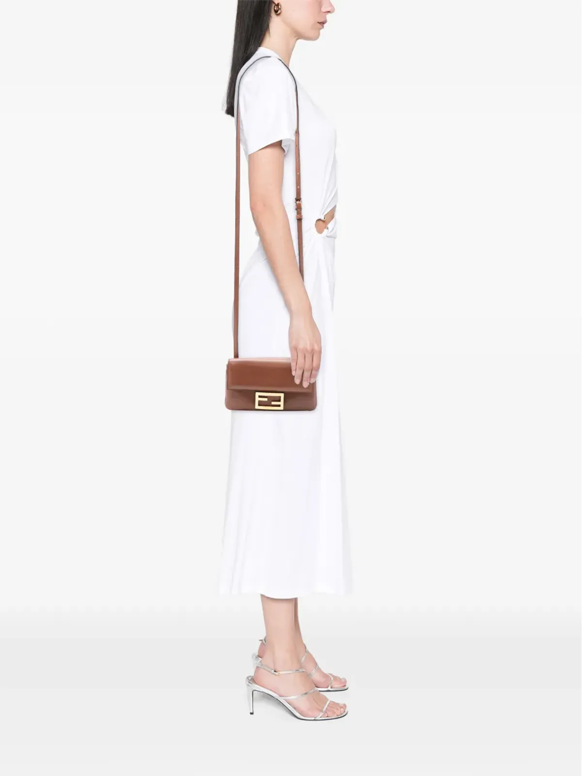 Fendi Pre-Owned デュオ バゲット クロスボディバッグ - 画像2