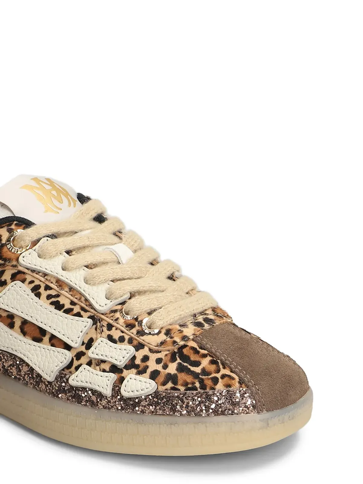 AMIRI animal-print lace-up sneakers - Brown - 画像5