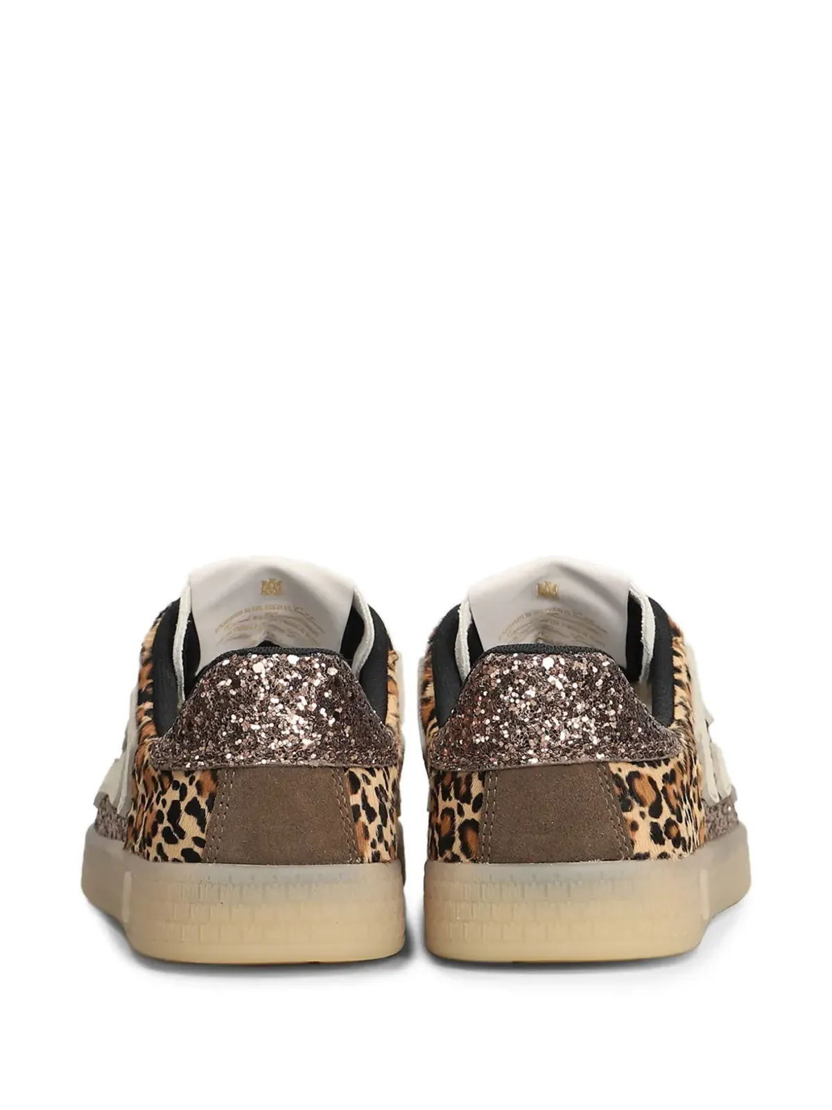 AMIRI animal-print lace-up sneakers - Brown - 画像3