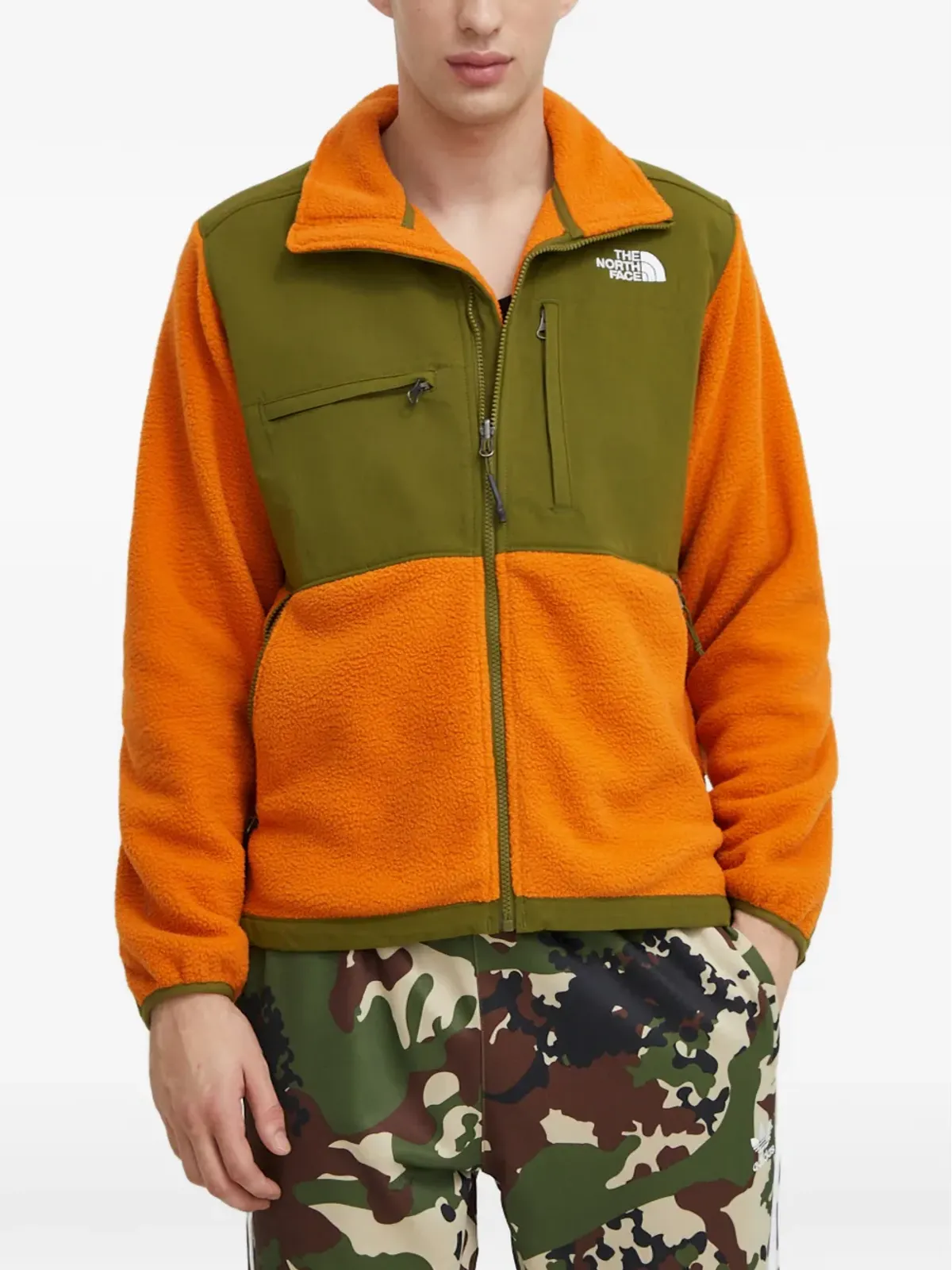 The North Face カラー ブロック ジップジャケット - 画像1