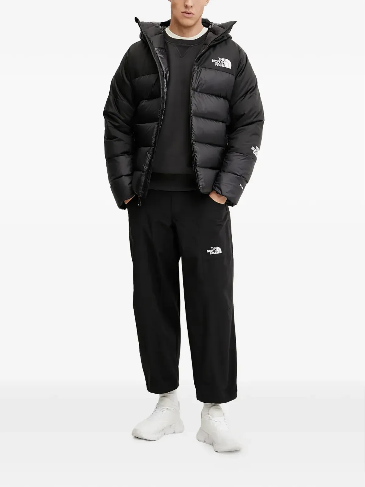 The North Face フード付きキルティングジャケット - Black - 画像2