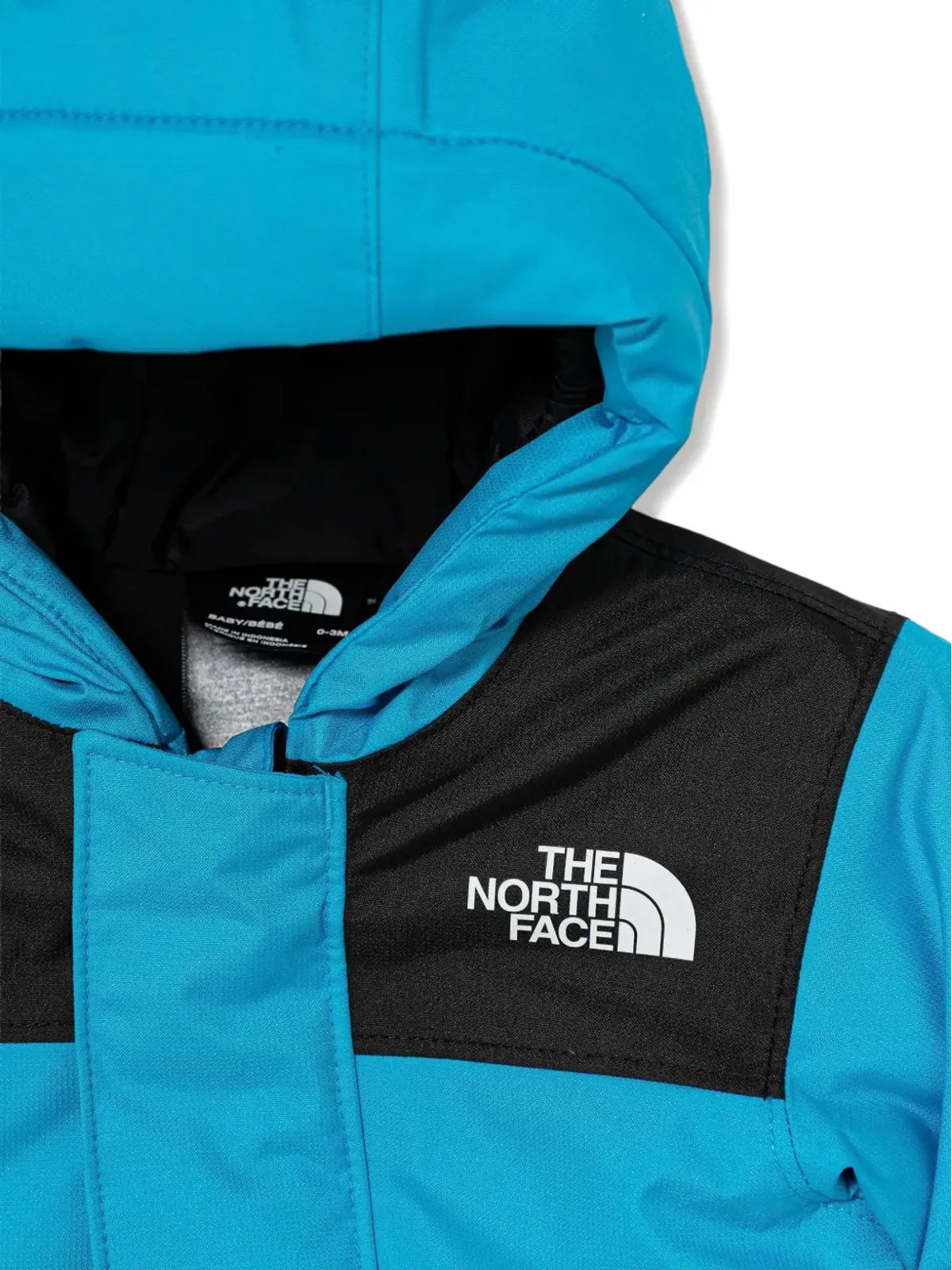 The North Face Kids フード付きカラー ブロック ジャンプスーツ - 画像3
