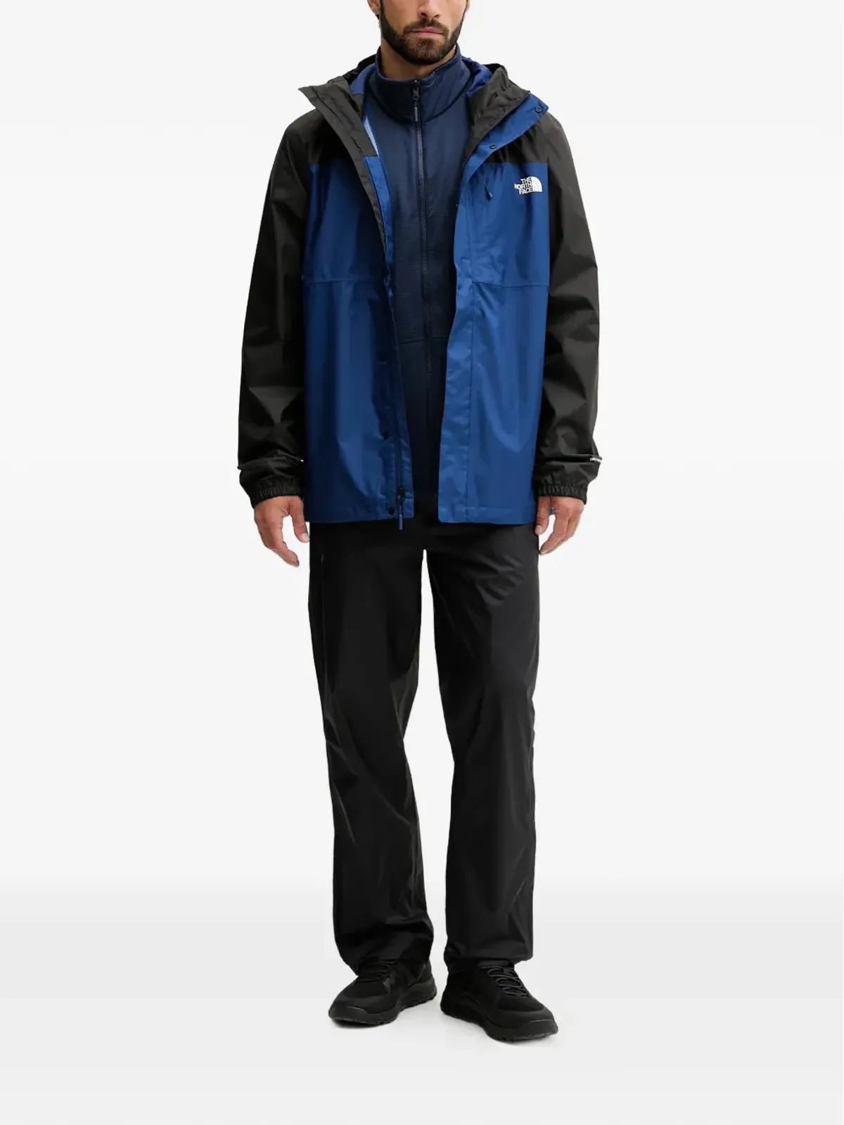 The North Face Quest Triclimate® フード付きカラー ブロックジャケット ブラック - 画像2