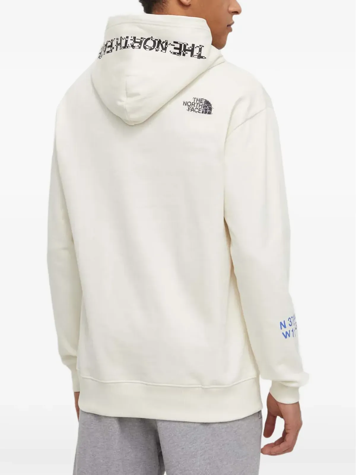 The North Face logo hooded sweater - Neutrals - 画像3