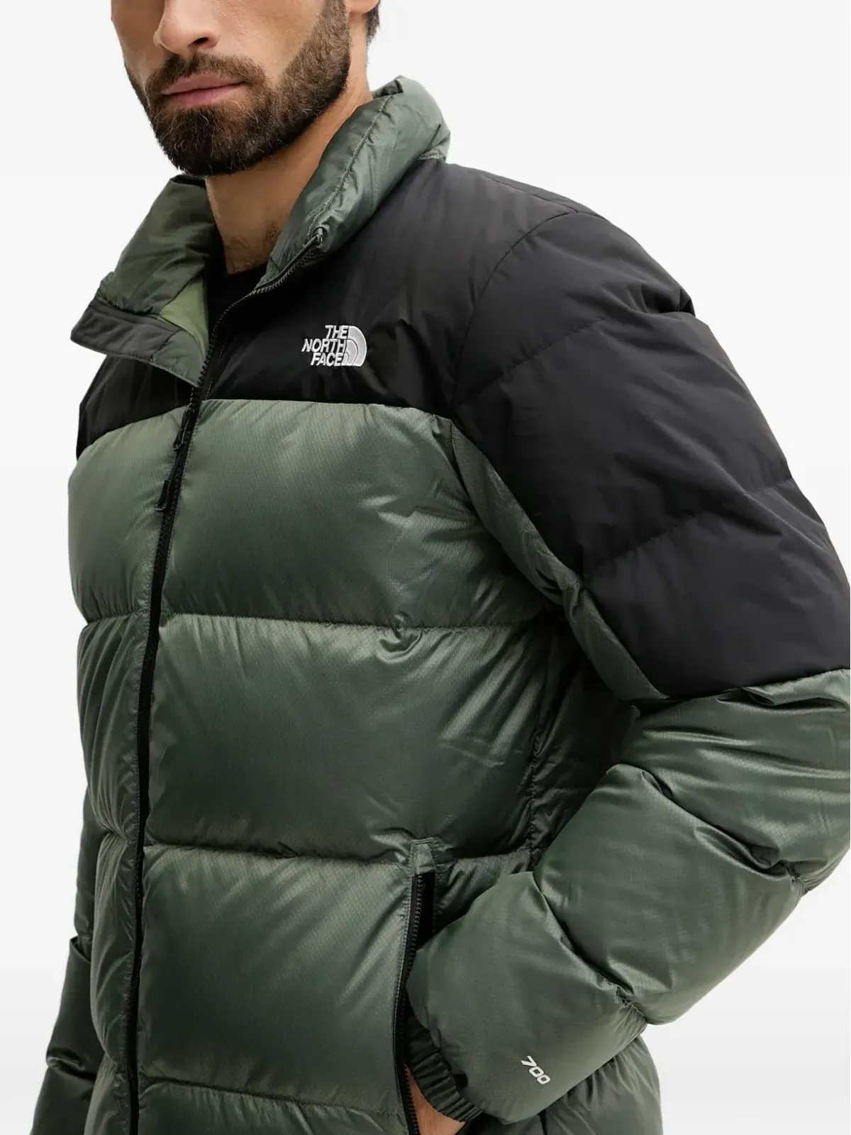 The North Face ロゴアップリケスキージャケット - 画像4