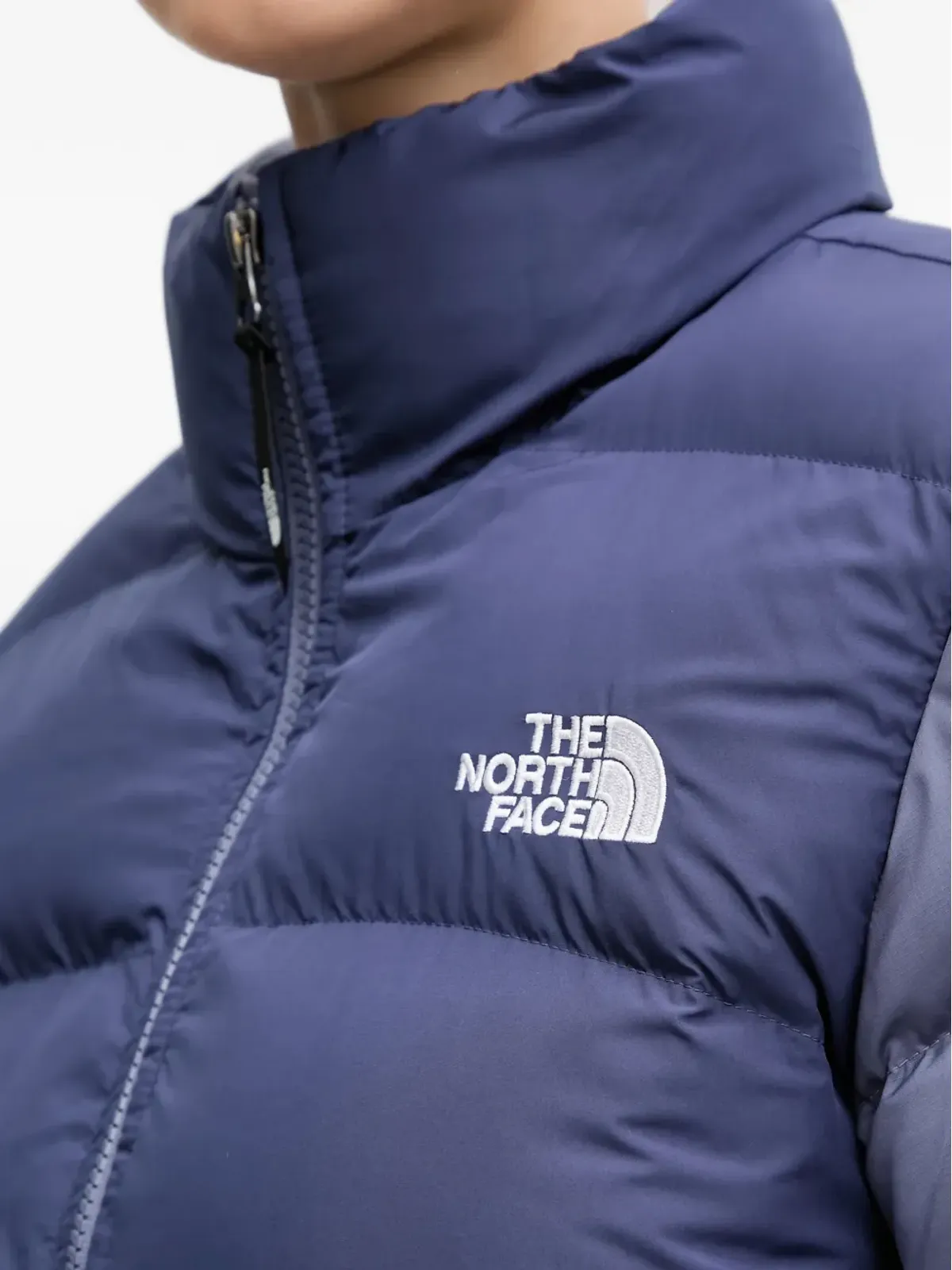 The North Face ツートーンパディッドジャケット ブルー - 画像5