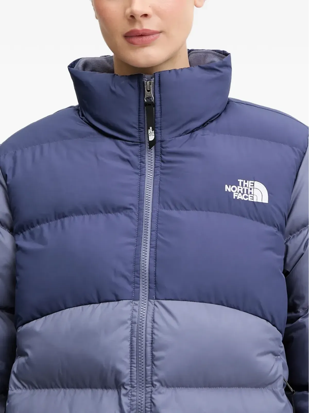The North Face ツートーンパディッドジャケット ブルー - 画像4