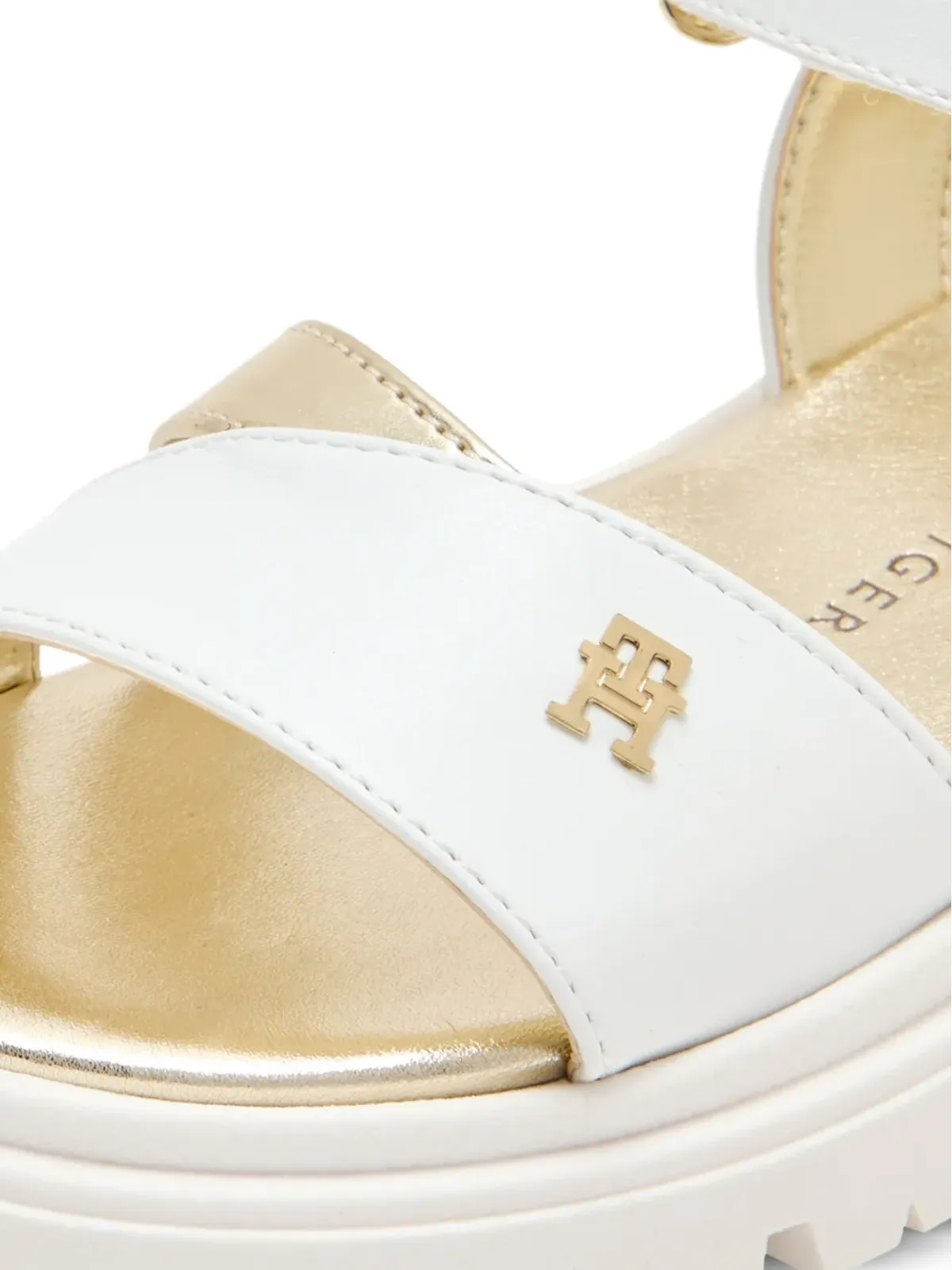 Tommy Hilfiger Junior コーラ ロゴディテール フラットフォームサンダル - 画像4