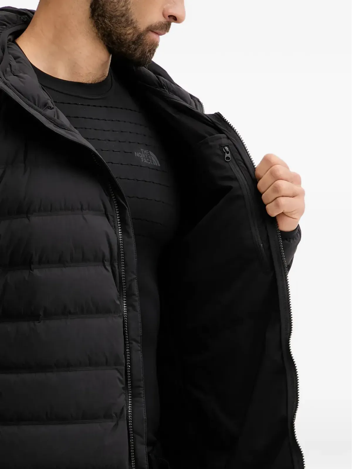 The North Face アブセイル フード付きパデッドジャケット - 画像5