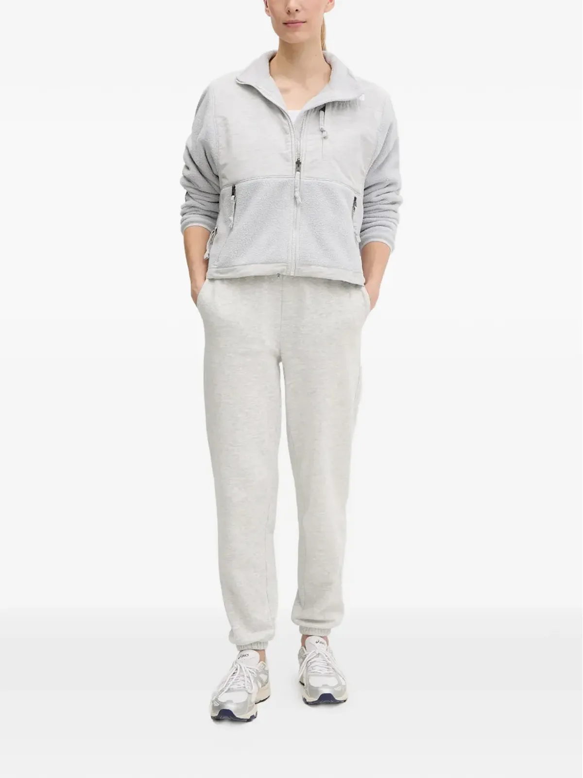 The North Face zip-fastening fleece jacket - Grey - 画像2