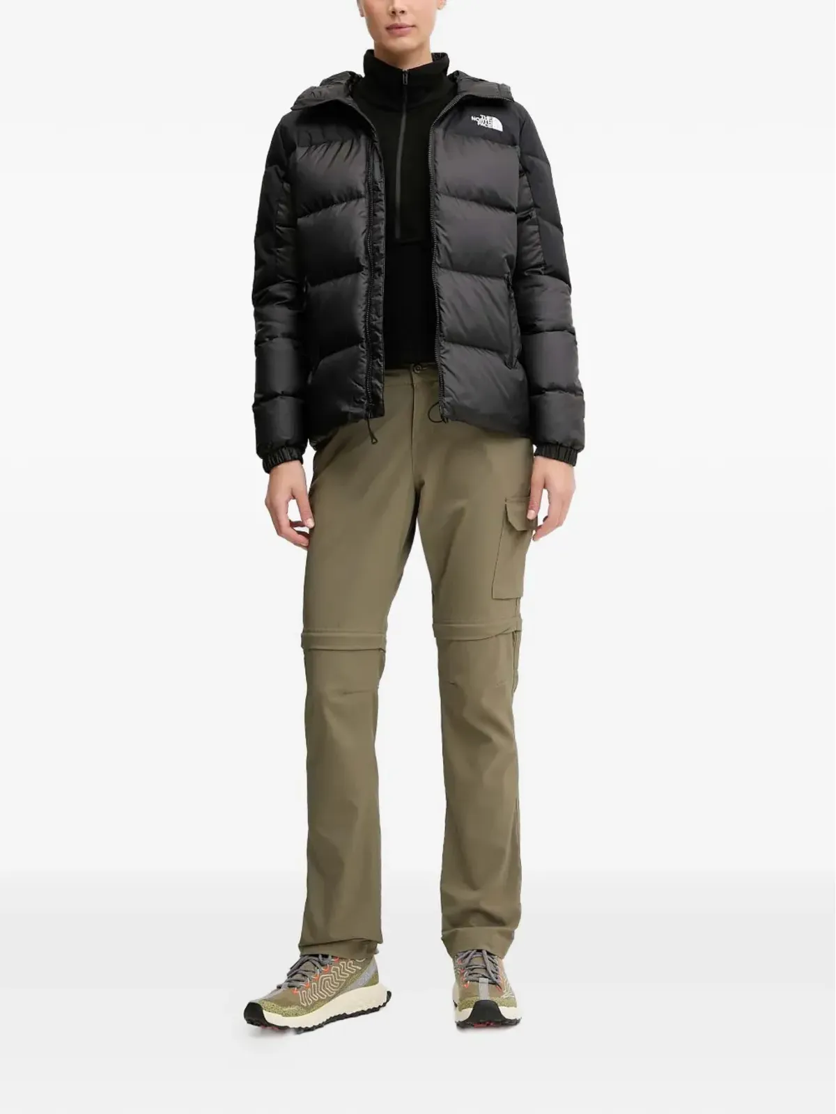 The North Face フード付きロゴジャケット - 画像2