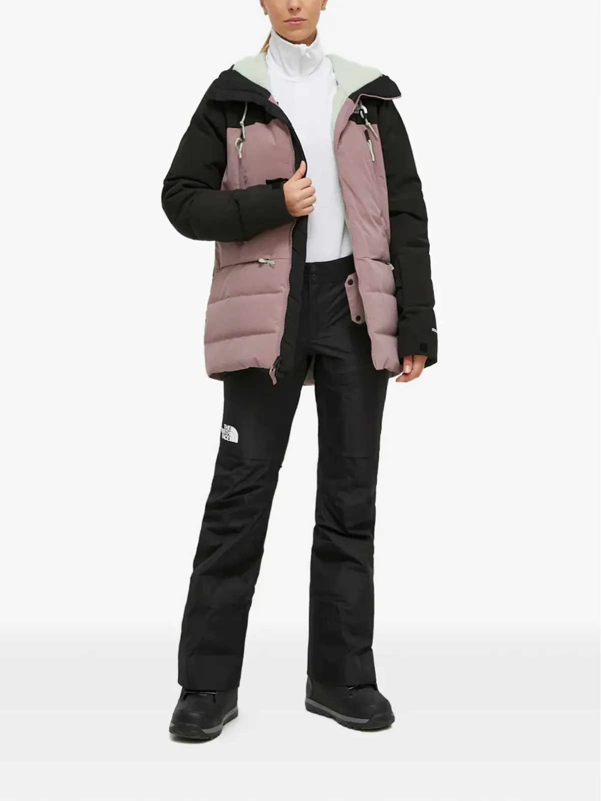 The North Face Pallie フード付きキルティングスキージャケット - 画像2