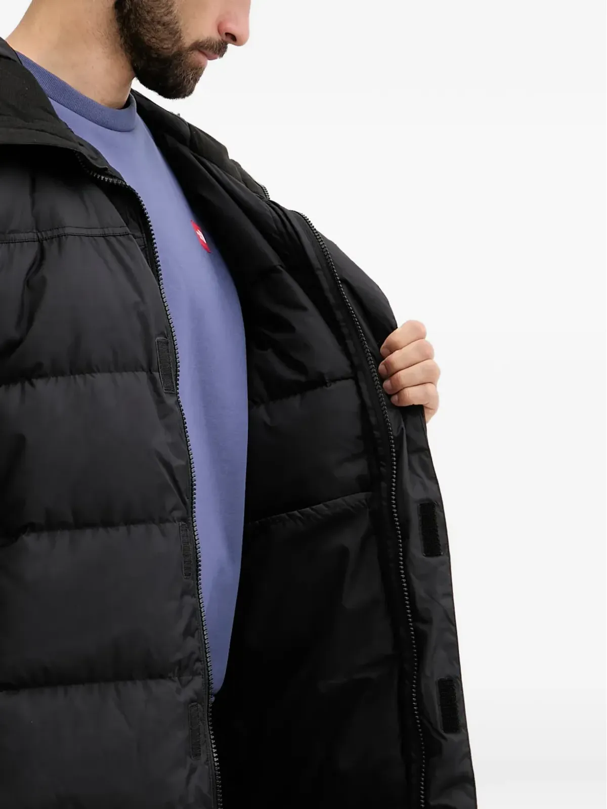 The North Face Nuptse hooded padded coat - 画像4
