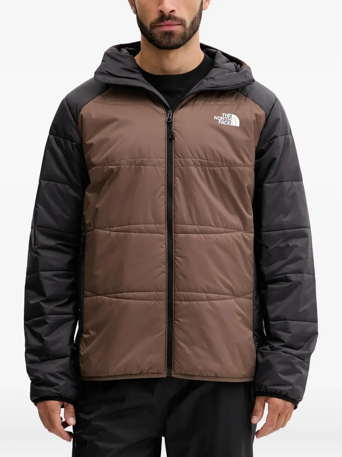 The North Face フード付きカラー・ブロック ジャケット - 画像1