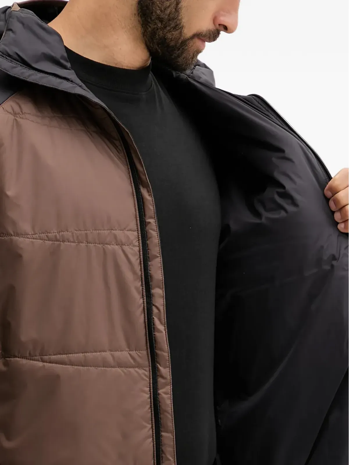 The North Face フード付きカラー・ブロック ジャケット - 画像4