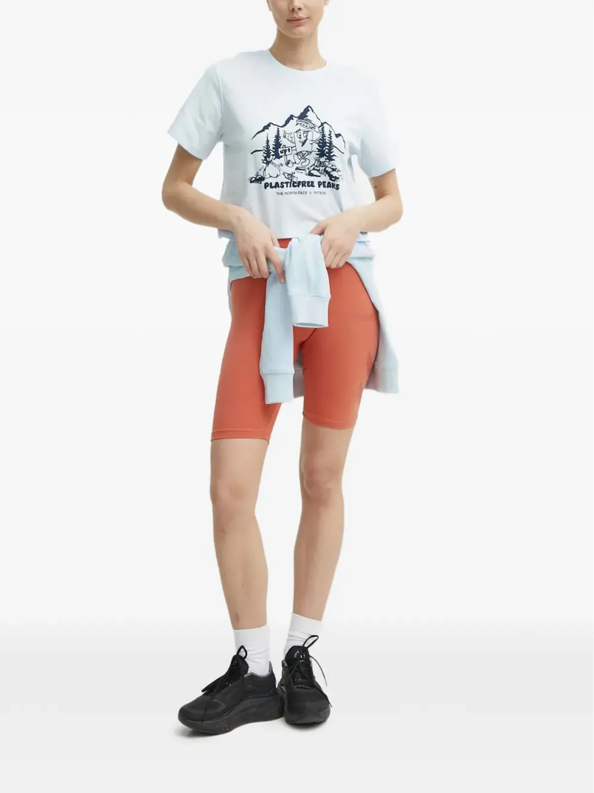 The North Face フード付きグラフィックプリントセーター - 画像2