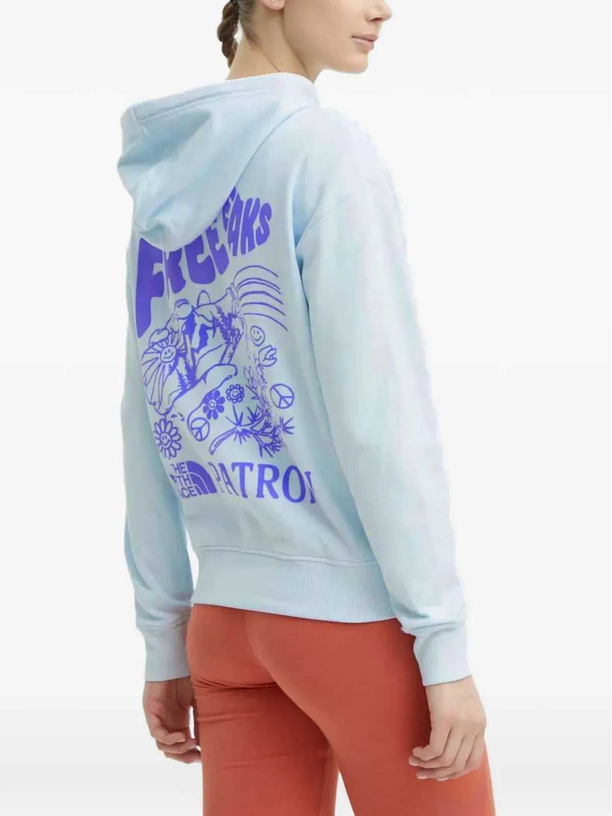 The North Face フード付きグラフィックプリントセーター - 画像3