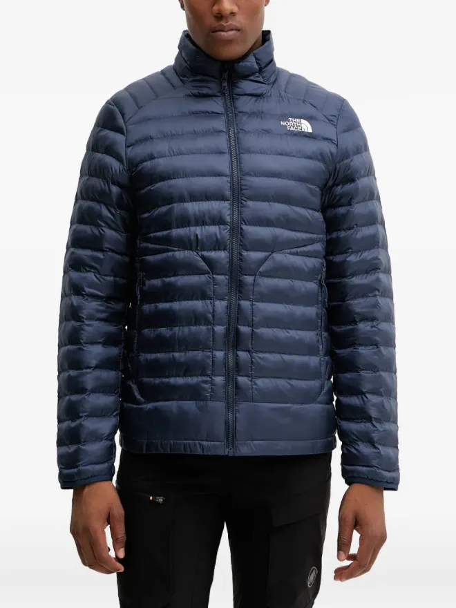 The North Face The North Face ロゴプリント キルティングジャケット ブルーの商品画像