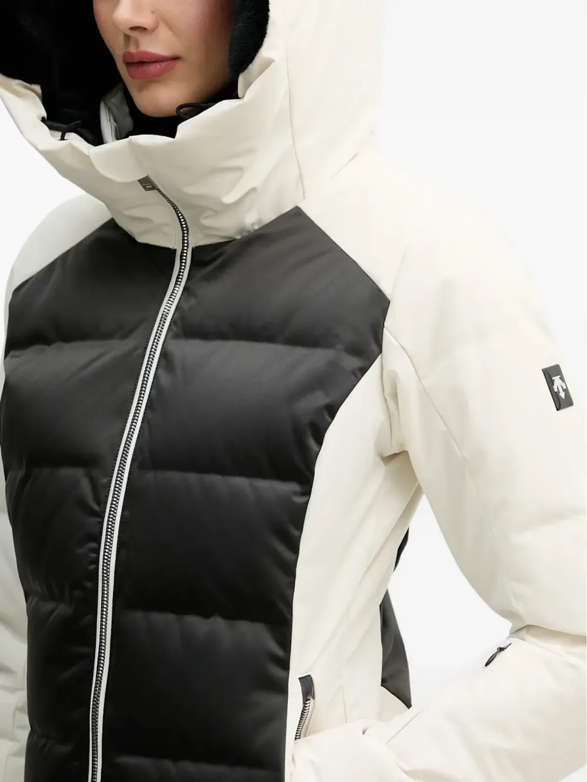 DESCENTE パディドフード付きスキージャケット - 画像5