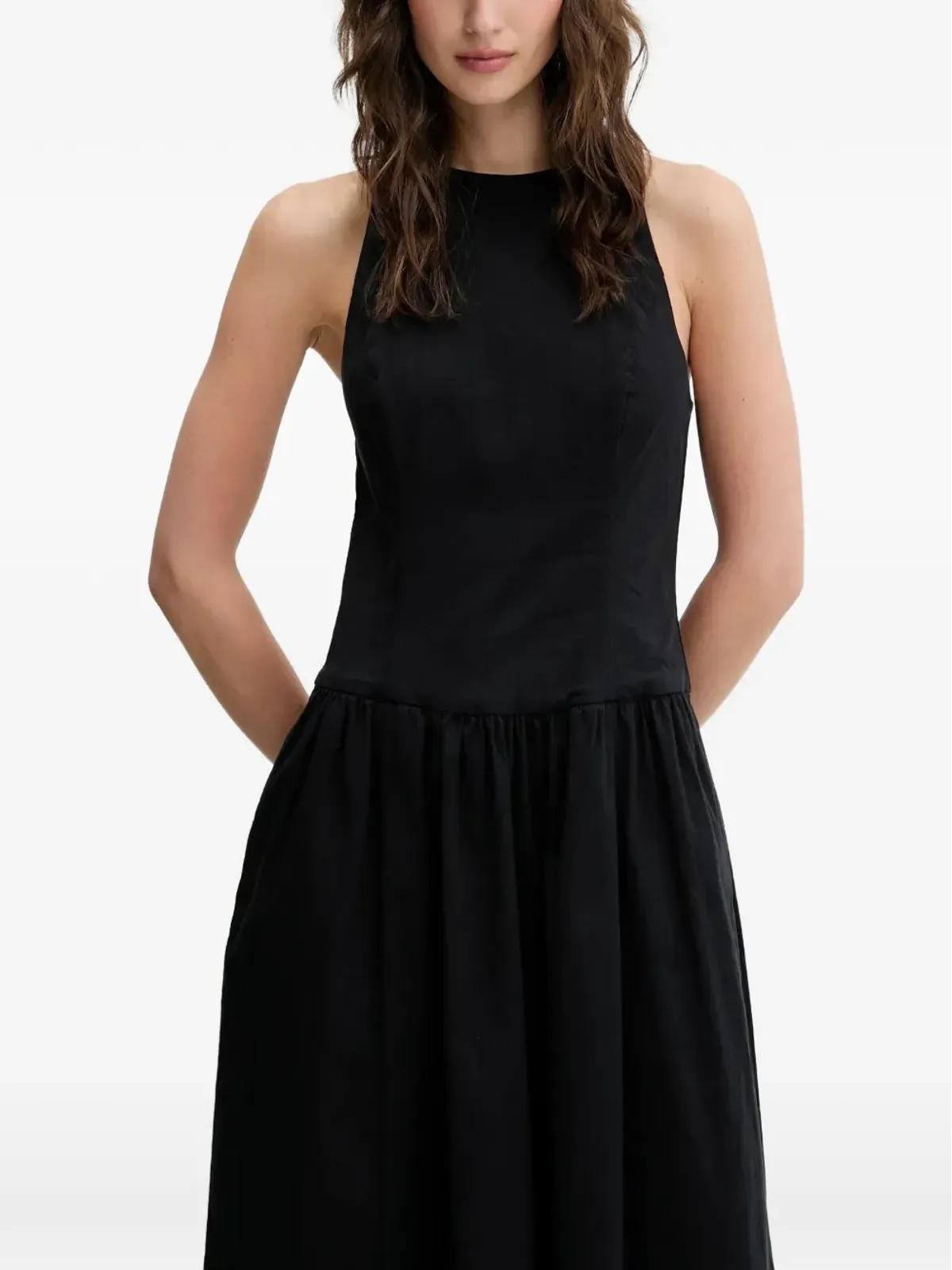 Abercrombie & Fitch Aラインホルターネックミディドレス - 画像4
