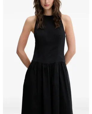 Abercrombie & Fitch Aラインホルターネックミディドレス - サムネイル4