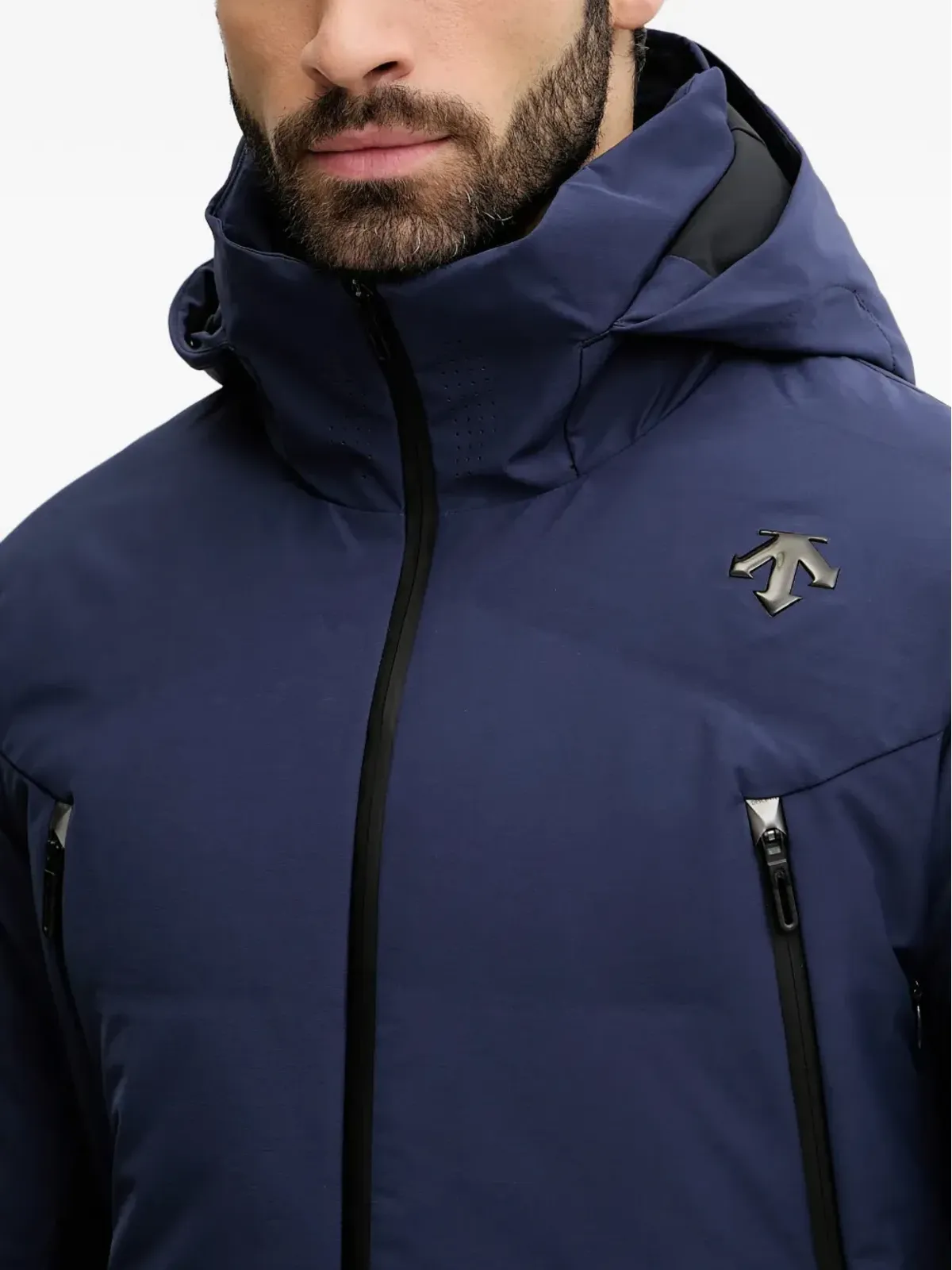 DESCENTE フード付きジップファスナー式スキージャケット - 画像4