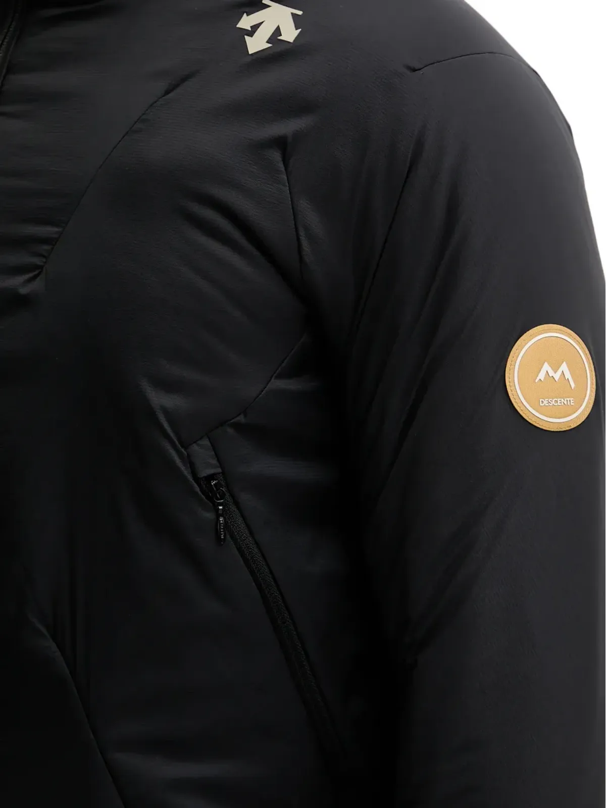 DESCENTE フード付きロゴ入りスキージャケット - 画像5