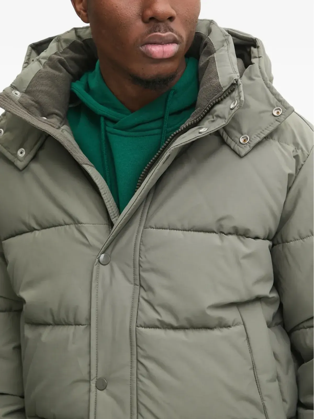 Abercrombie & Fitch フード付きパファージャケット - 画像5
