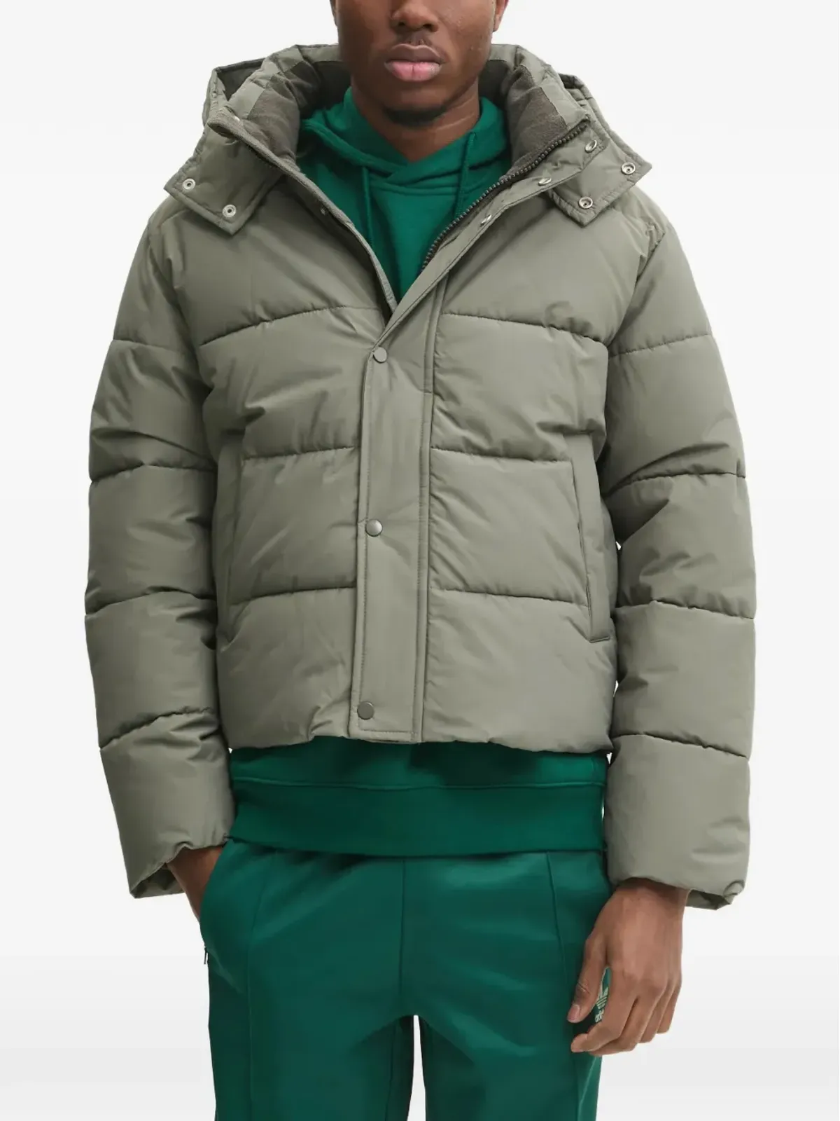 Abercrombie & Fitch フード付きパファージャケット - 画像3