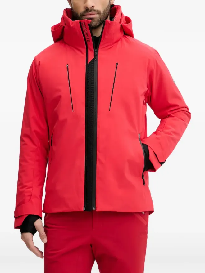 DESCENTE DESCENTE フード付きジップスキージャケット レッドの商品画像