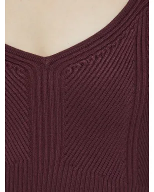Abercrombie & Fitch Vネック ミディドレス - サムネイル5