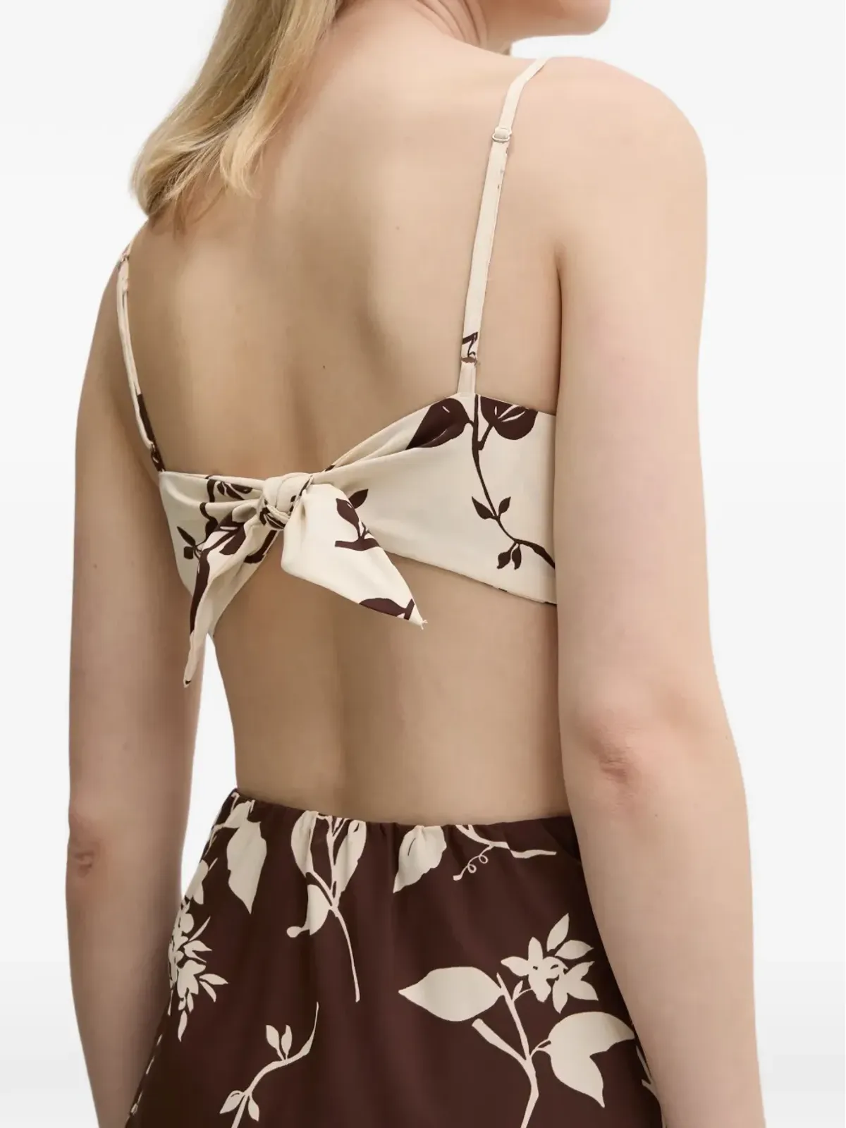 Abercrombie & Fitch カットアウト花柄ミディドレス - 画像5