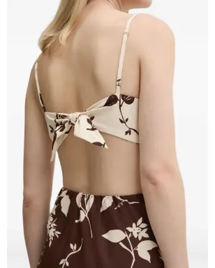 Abercrombie & Fitch カットアウト花柄ミディドレス - サムネイル5