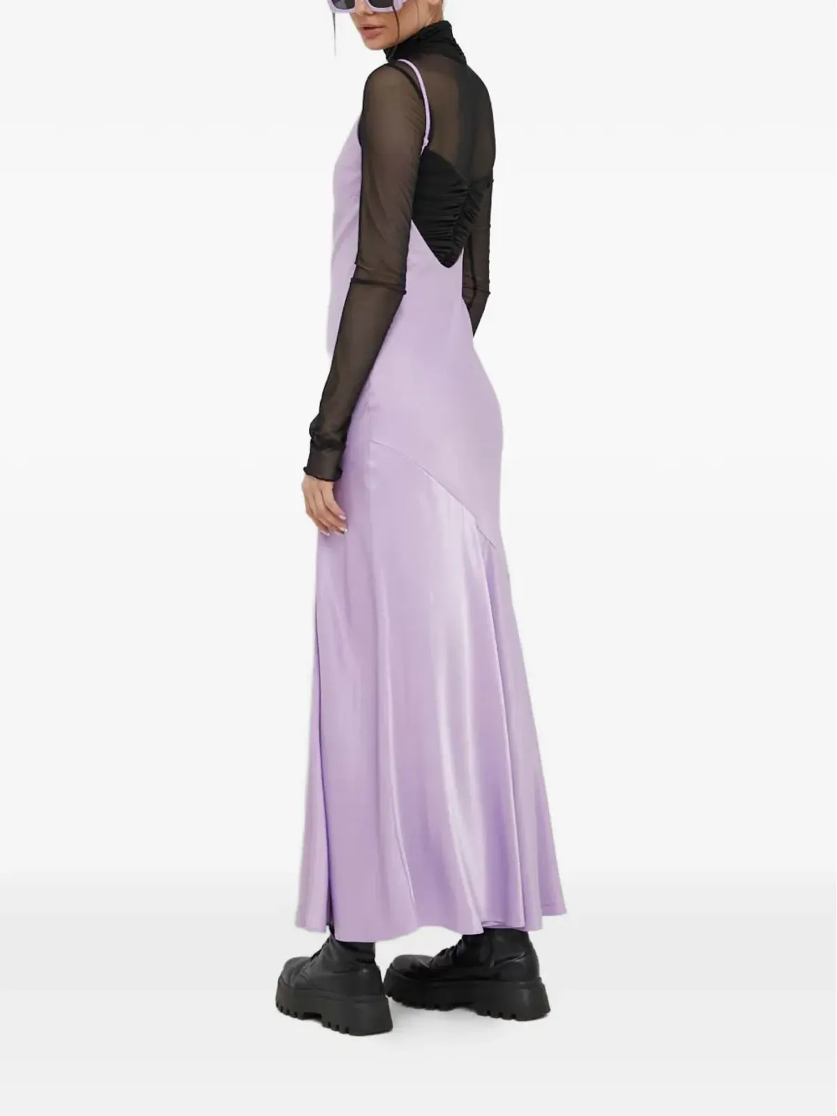 Abercrombie & Fitch サイドスリット入りマキシドレス - 画像3