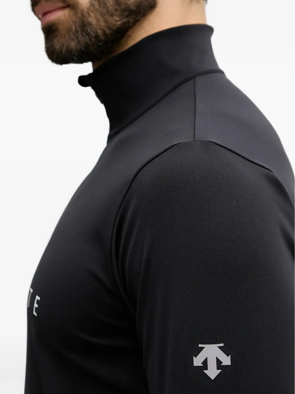 DESCENTE ジップファスナー付きハイネックスキートップ - 画像5