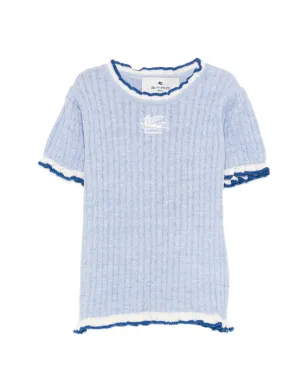 ETRO KIDS ロゴ刺繍Tシャツ - サムネイル1