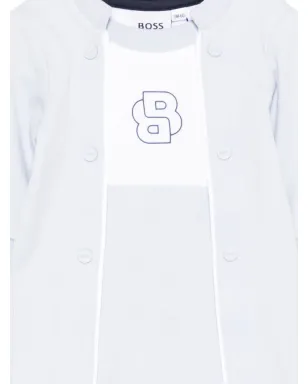 BOSS Kidswear ロゴ入りパジャマ - ブルー - サムネイル3
