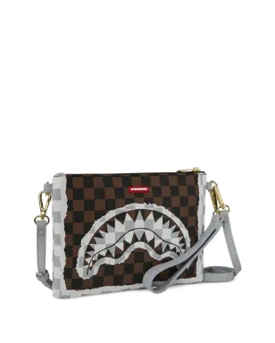 Sprayground サメ柄クラッチバッグ ブラウン - サムネイル2