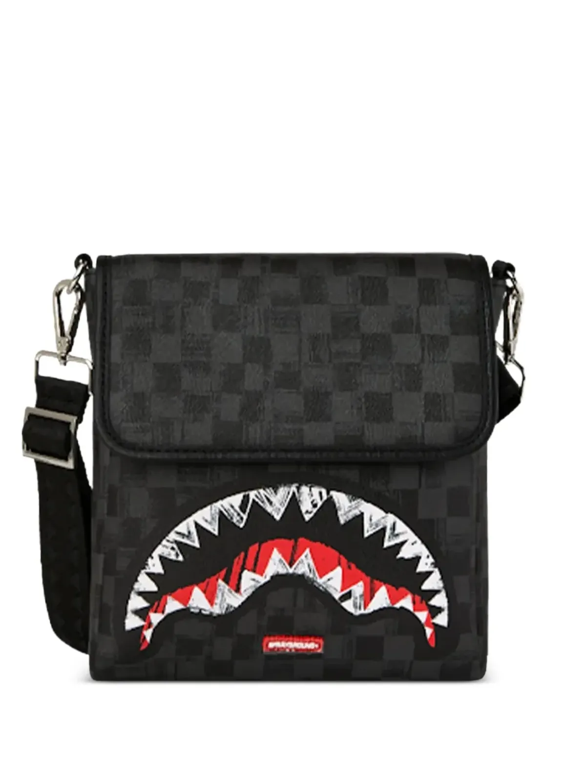 Sprayground ロゴディテール チェッカーボード柄 メッセンジャーバッグ - 画像1