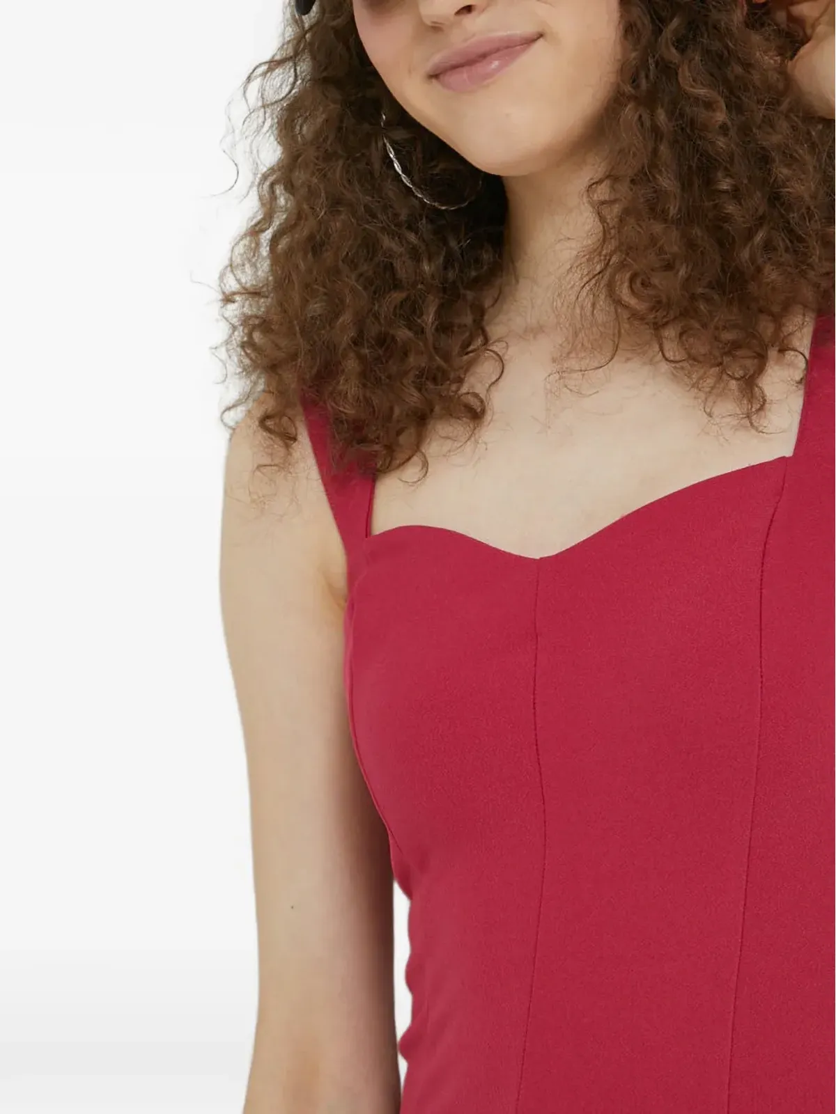 Abercrombie & Fitch サイドスリット入りミディドレス - 画像3