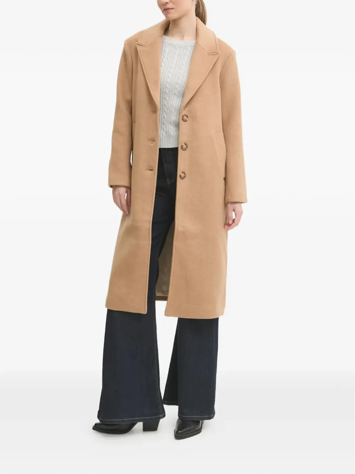 Abercrombie & Fitch ボタン付きコート - 画像3